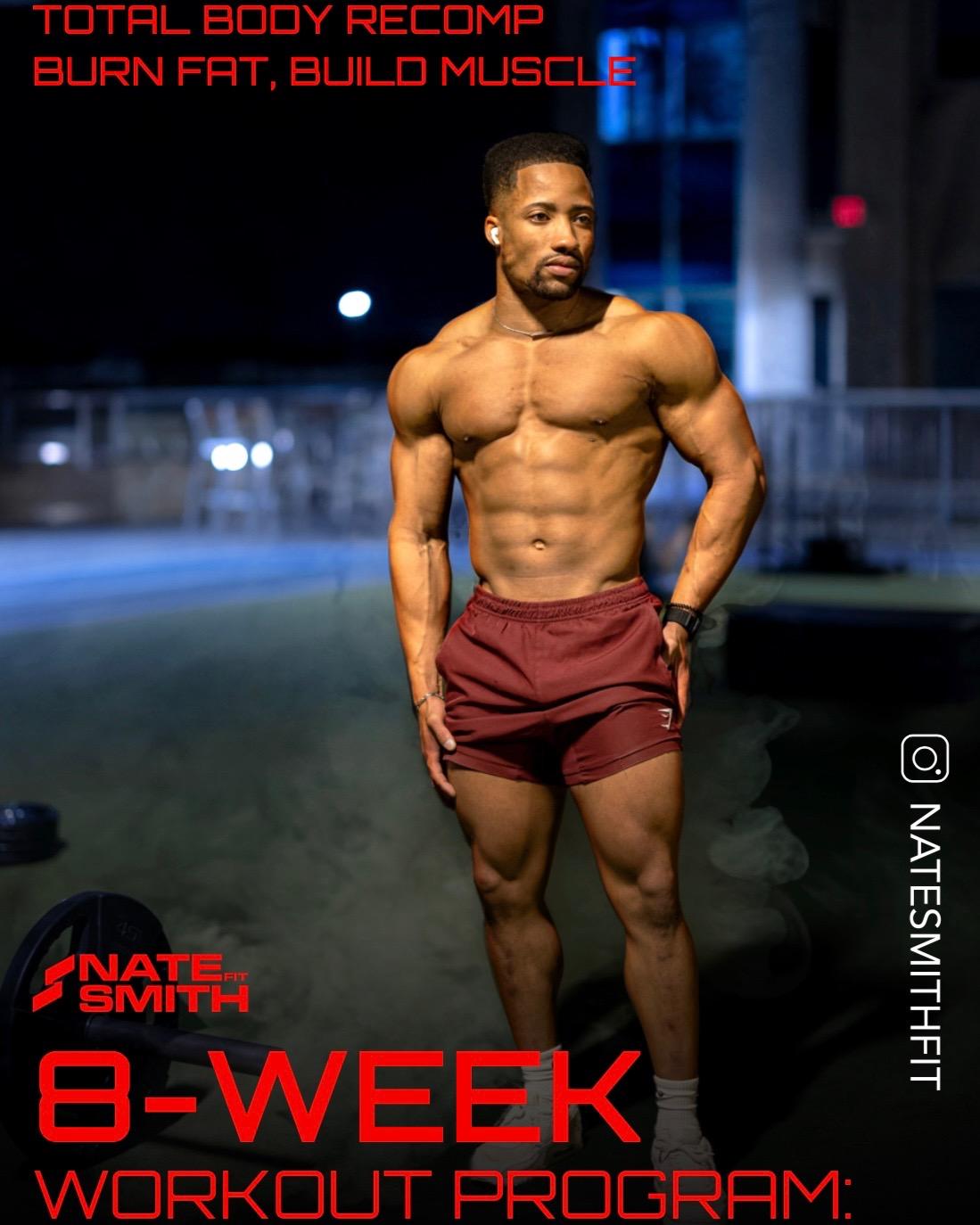 Men’s 8-Week Recomp Training Plan (No Coaching)
